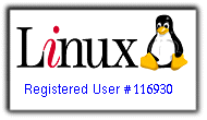 Registered linux user #116930